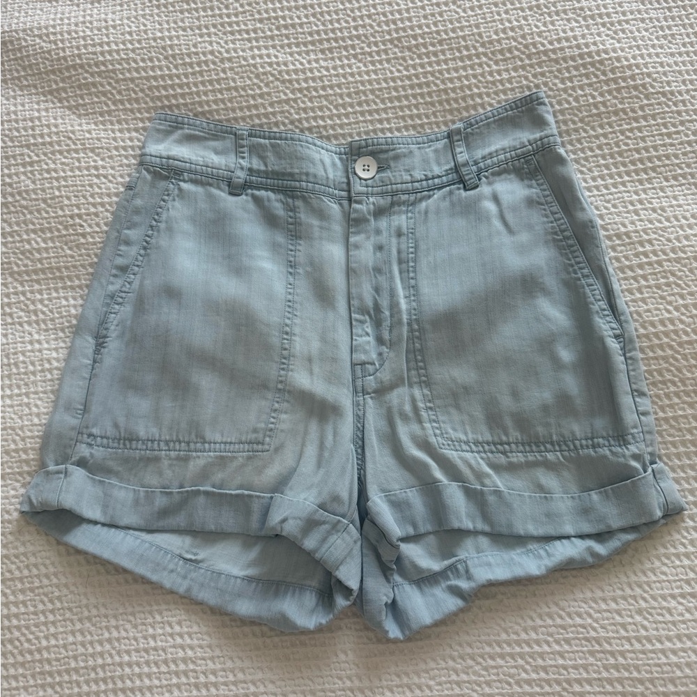 Anthropologie Light Blue Jean Shorts